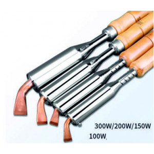 Паяльник  200W, угловое медное жало, деревянная ручка